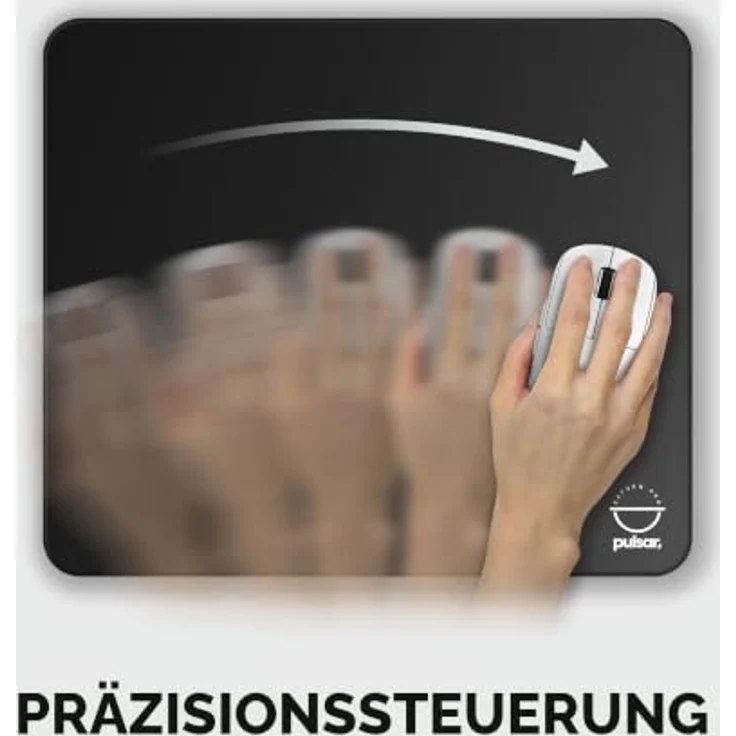 Pulsar eS Saturn Pro - XL - Soft Gaming Mauspad, 490 x 420 mm, rutschhemmende Unterseite, schwarz – Bild 3