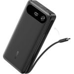 Anker Power Bank (20K, 87W, Built-In USB-C Cable) in Schwarz
