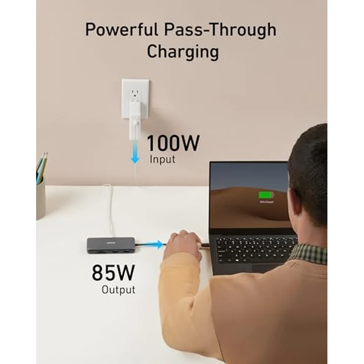Anker 555 USB C Hub (8-in-1), Grau (A83830A3) – Bild 4