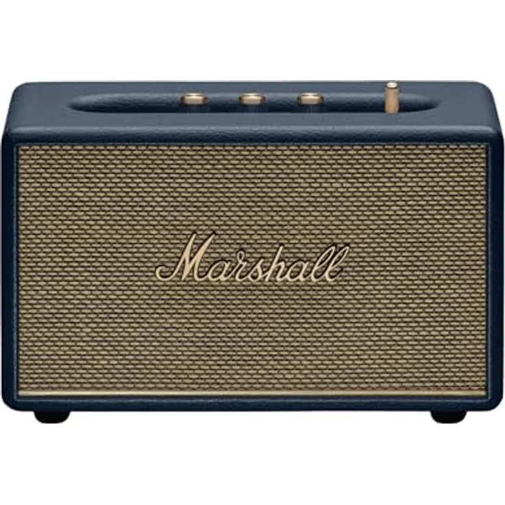Marshall Acton III BT, Bluetooth-Lautsprecher mit 30 Watt Woofer, 15 Watt Hochtöner, Midnight Blue