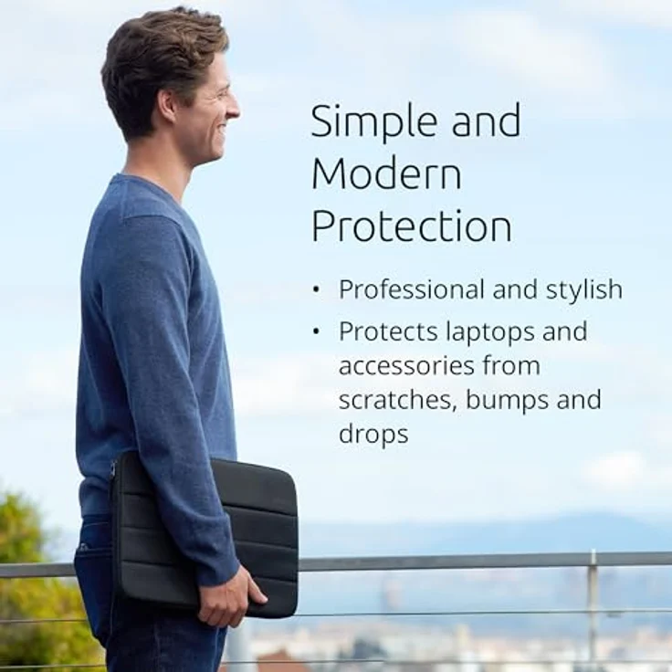 Kensington EQ 12" Laptophülle, gefertigt aus 7,2 mm starken Kunststoffflaschen, für Laptops/Tablets bis zu 12 Zoll, umweltfreundlich, schwarz (K60393WW) – Bild 3