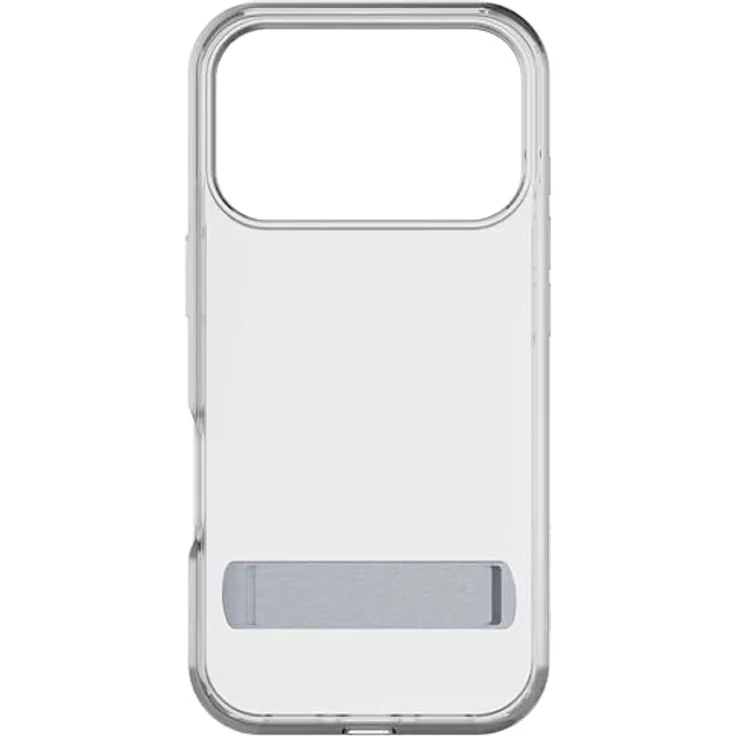 CELLULAR LINE Clear Stand Backcover für Apple iPhone 17 Pro Max, Transparent mit integriertem Standfuß und antibakterieller Oberfläche – Bild 1