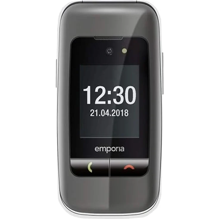 Emporia ONE V200i Klapphandy, 2 MP Kamera, IP54-Schutz, große beleuchtete Tasten, spacegrey/silber (2025) – Bild 5