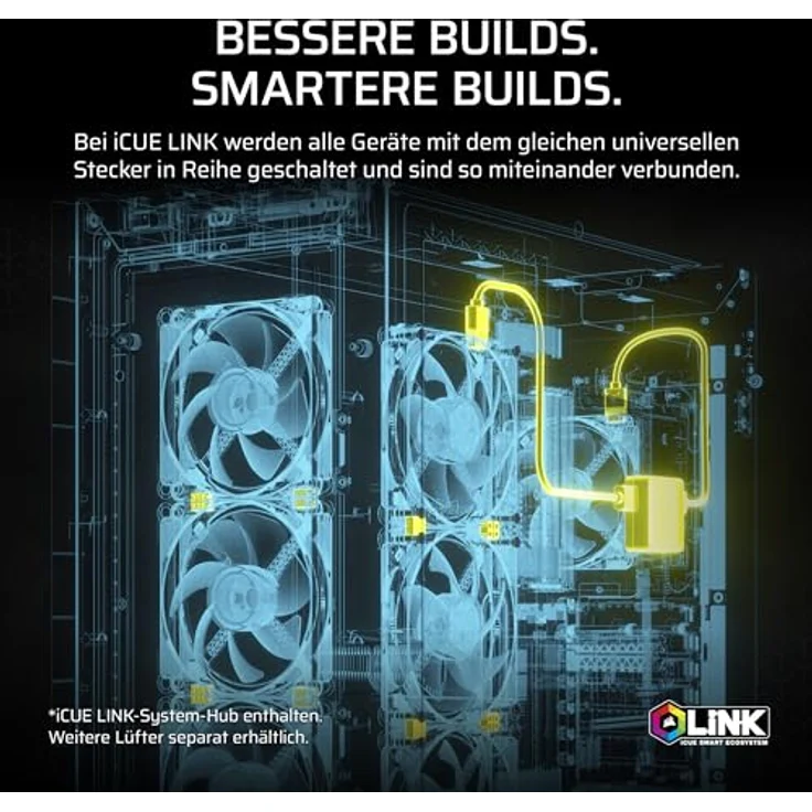 CORSAIR iCUE LINK Titan 360 RX RGB Flüssig-CPU-Kühler – 360mm AIO – 3X RX120 RGB-Lüfter Inklusive – weiß – Bild 5