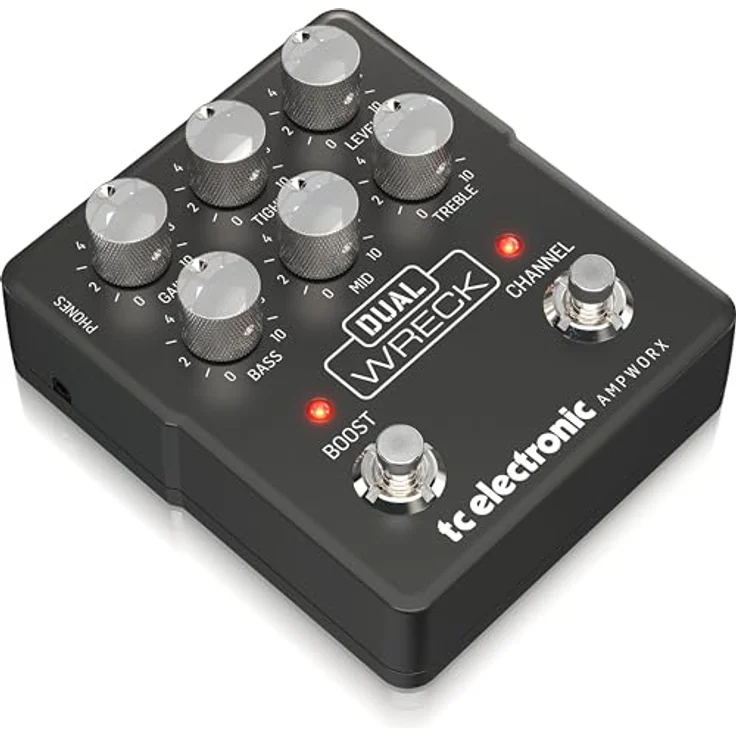 TC Electronic DUAL Wreck PREAMP Gitarrenpedal | Authentischer Dual Rectifier-Ton, vielseitige Channels, Pre/Post Boost, DI und Kopfhörer-Ausgänge – Bild 2