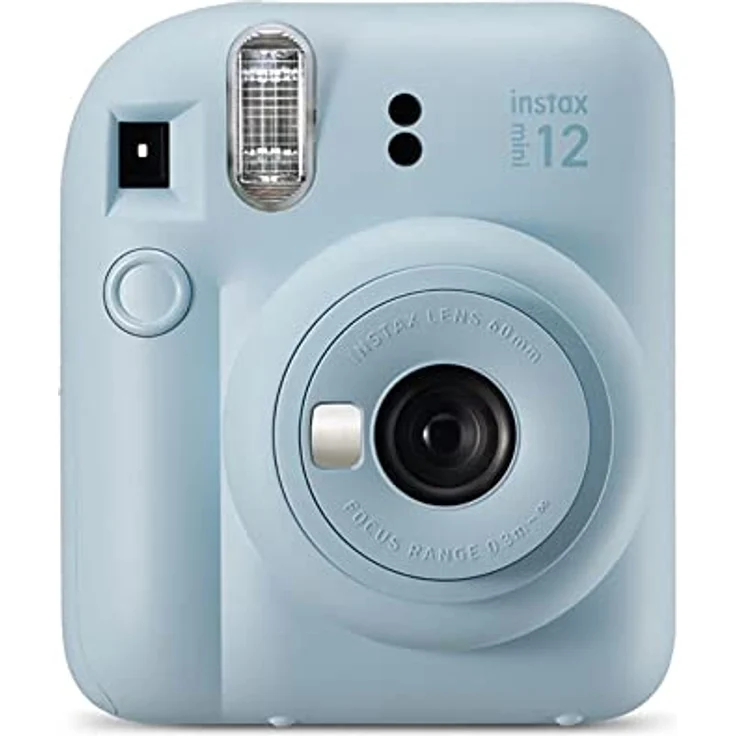 Fujifilm instax Mini 12, Sofortbildkamera mit 40 Aufnahmen, Pastellblau, automatische Belichtungssteuerung und integrierter Selfie-Spiegel – Bild 3