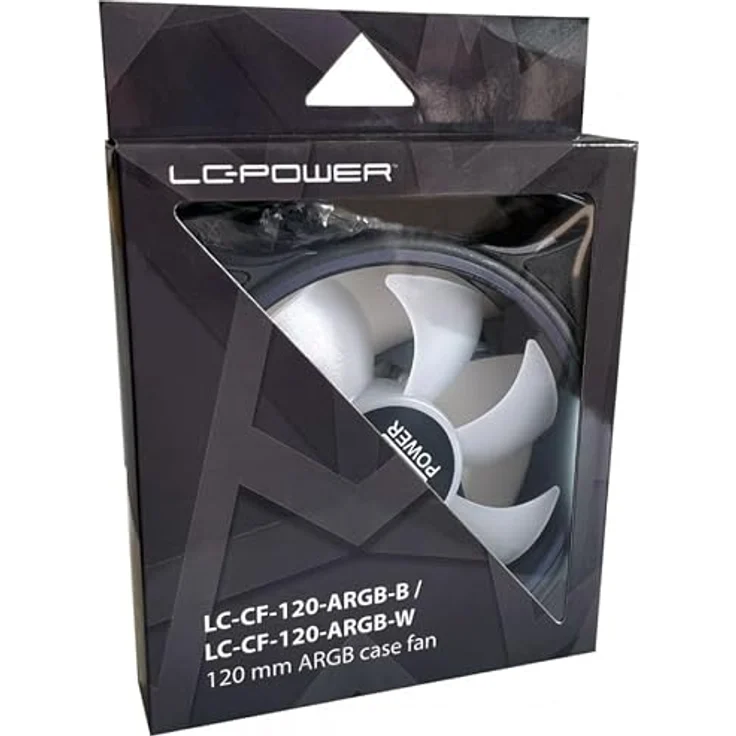 LC-Power Gehäuselüfter 120 mm, Schwarz – Bild 3