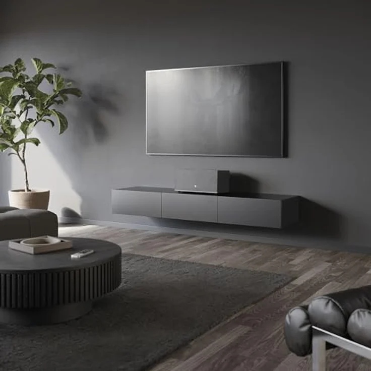 Audio Pro C20 W, Multiroom Streaming-Lautsprecher mit Bluetooth, Airplay 2 und Chromecast, Schwarz – Bild 2