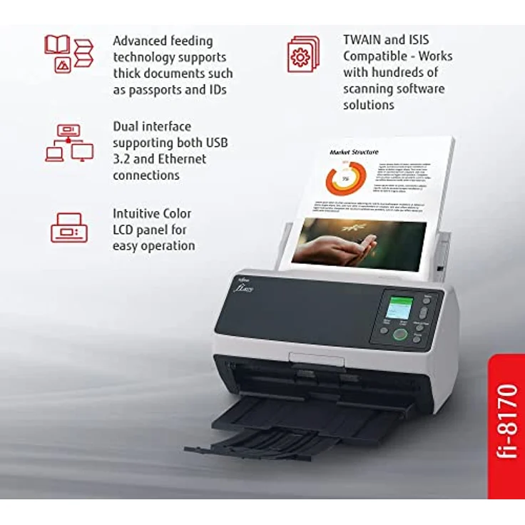 Fujitsu FI-8170 Dokumentenscanner, 12804624000 – Bild 2