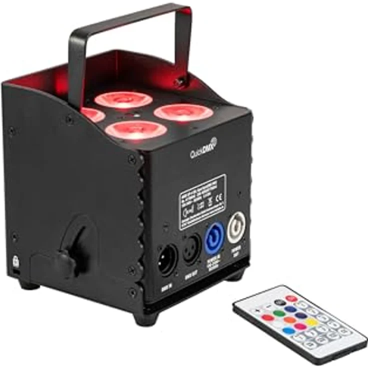 Eurolite AKKU UP-4 QCL Spot QuickDMX MK2, Akkubetriebener LED Scheinwerfer mit QuickDMX-Technologie – Bild 2