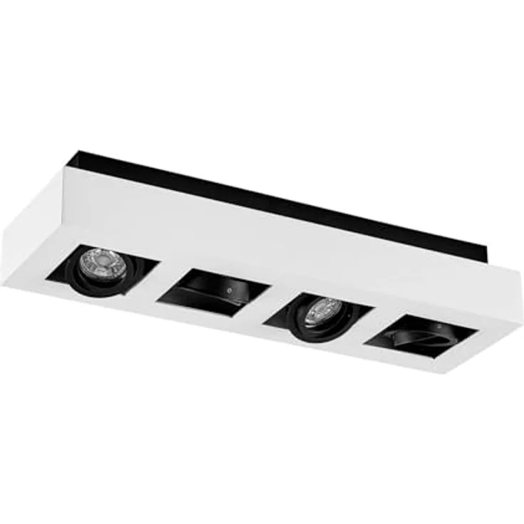 Arcchio Deckenlampe 'Vince' (Modern) in Weiß aus Aluminium (4 flammig, GU10) - Hochwertige Deckenleuchte für jede Wohnsituation – Bild 1
