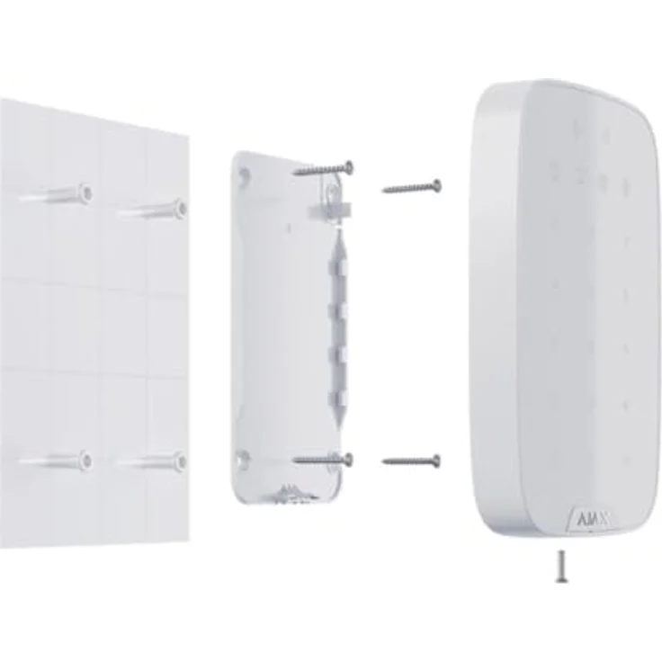 AJAX KeyPad Plus 38253.83.WH1, Tastatur mit integrierter DESFire-Technologie, weiß – Bild 3