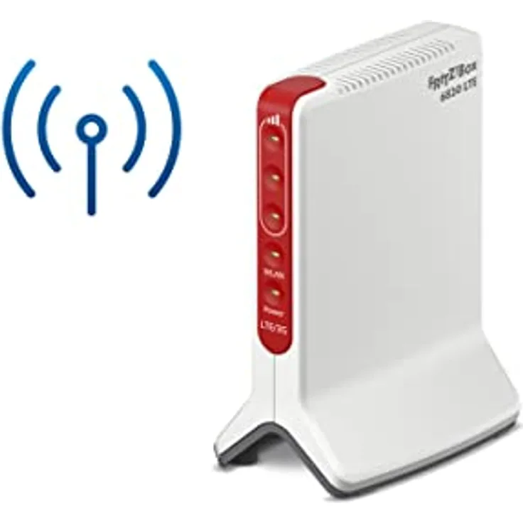 AVM Fritz!Box 6820 LTE, Router mit LTE (4G) und UMTS (3G), WLAN N bis 450 MBit/s, 1 x Gigabit-LAN, internationale Version