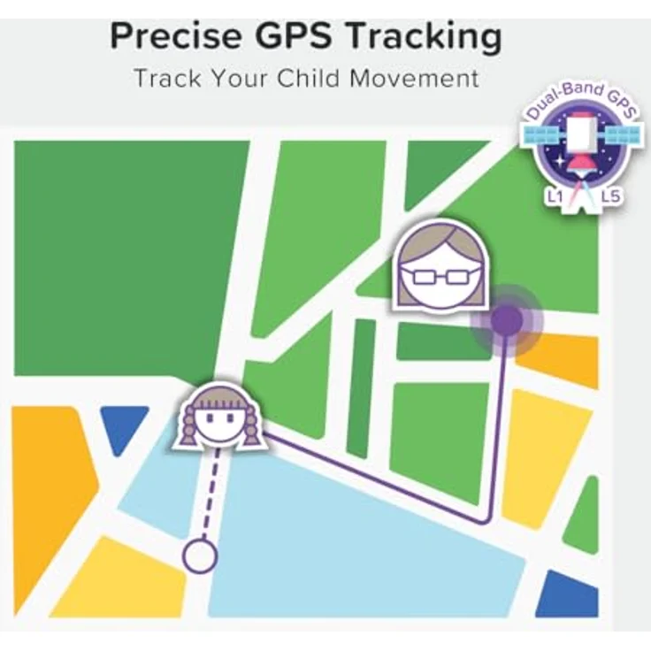 myFirst Fone S4 Kinder-Smartwatch, Cotton Candy, GPS-Ortung, LTE, 5-MP-Kamera, Sprachanrufe, Fitness-Tracker – Bild 4