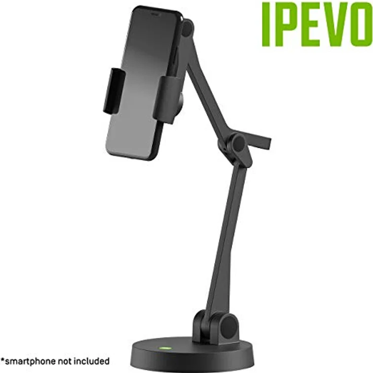 Ipevo Uplift Multi-Winkel Arm für Smartphones, Multi-Gelenk-Handyhalter für visuelle Kommunikation und Präsentationen, kleine Stellfläche für Fernarbeiten und Entfernungslernen. 5-901-2-01-00 – Bild 2