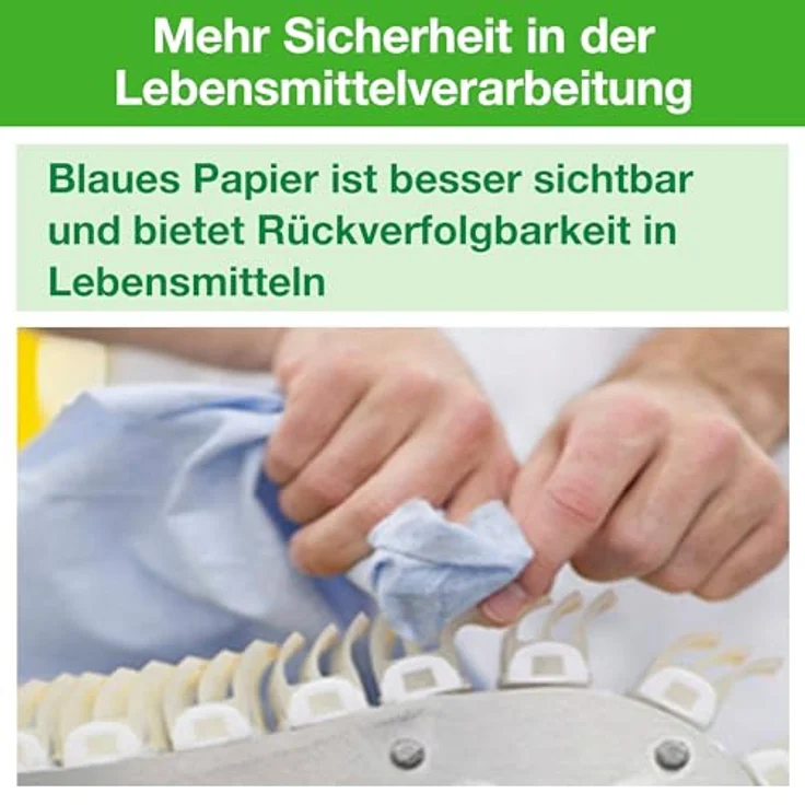 Tork Standard-Papierwischtücher Blau W6, Papierrolle, 6 × 250 m, 130002 – Bild 5