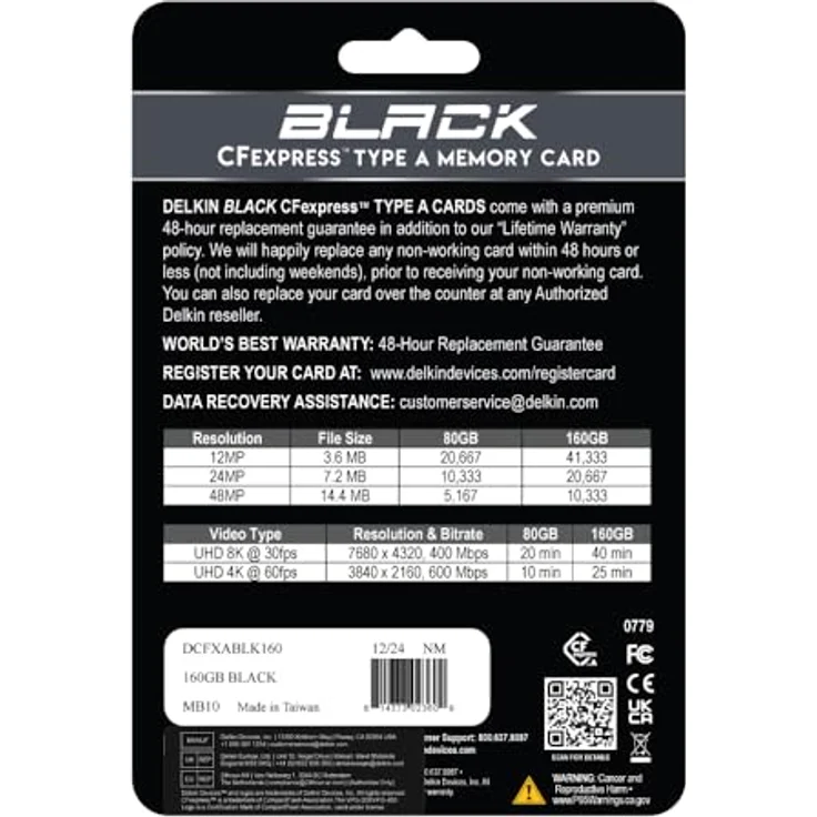 Delkin Black Cfexpress (CFexpress Typ A, 160 GB), Speicherkarte – Bild 7