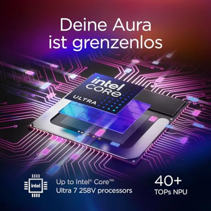 Lenovo Yoga Slim 7 15ILL9 Aura Edition (83HM001FGE) Copilot+ PC Laptop | 15.3" 2.8K Display | Intel Core 7 Ultra 258V | 32GB RAM | 1TB SSD | Intel Arc Grafik 140V | Windows 11 Home | QWERTZ | grau – Bild 2