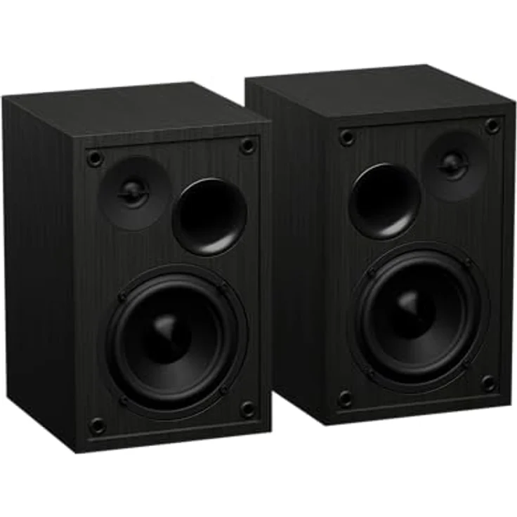 Genesis Arsen 302BT, Bluetooth Lautsprecher 2.0 mit 20W RMS, MDF Holzgehäuse, Bassreflex, Höhen- & Lautstärkeregler, AUX Line-In, Schwarz – Bild 4