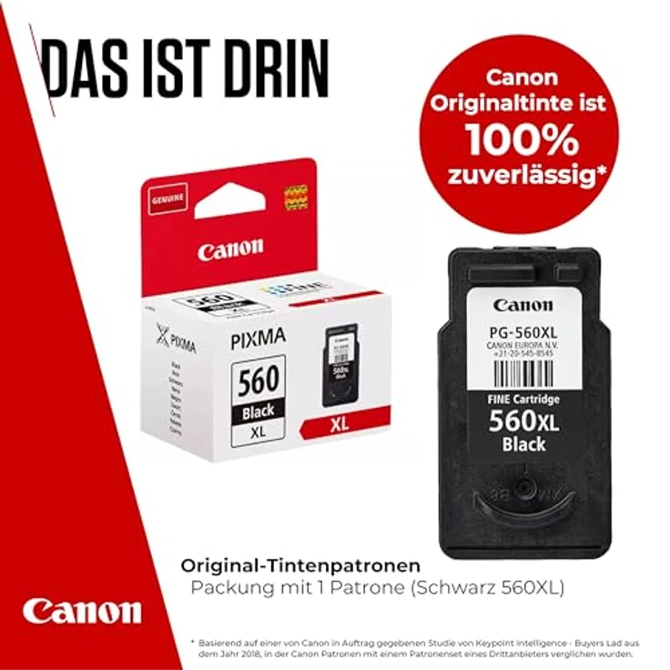 Canon 3712C001 Tinte PG560XL schwarz 400 Seiten hohe Kapazität – Bild 2