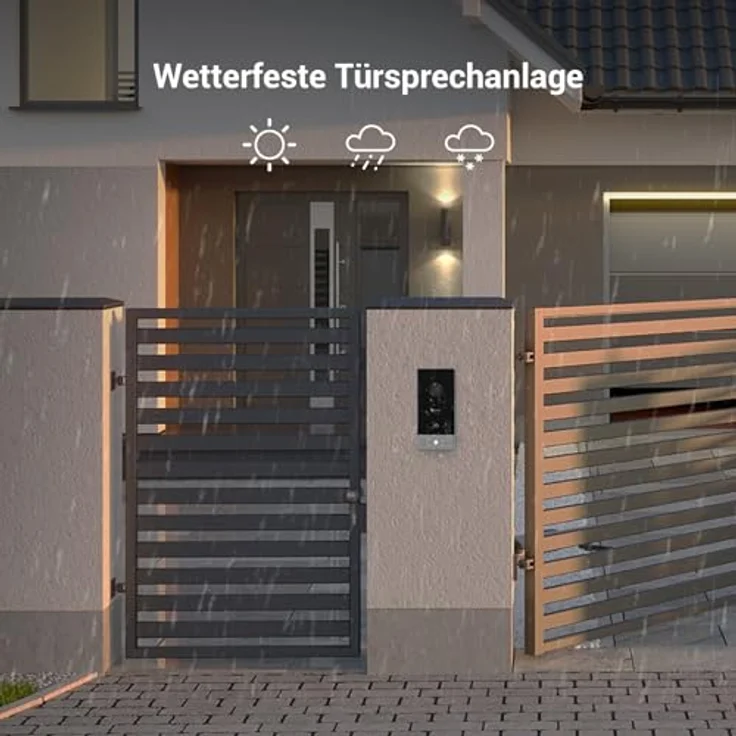EZVIZ HP5 Video-Gegensprechanlage 17,8 cm (7") Schwarz, Silber - Schlankes Design, umfangreiche Funktionalität, einfache Installation – Bild 11