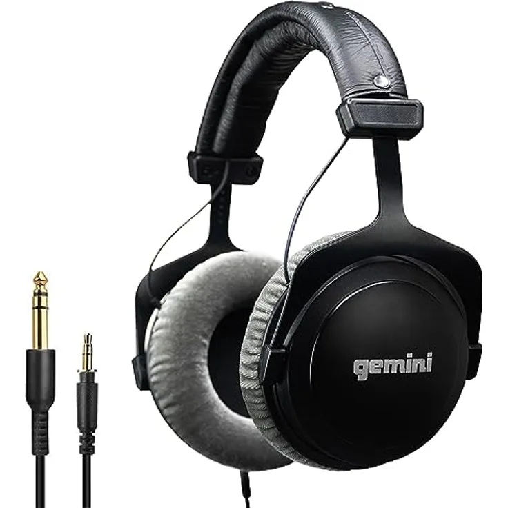 Gemini DJX-1000 (Kabelgebunden), Kopfhörer, Schwarz