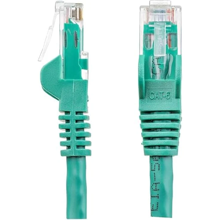 StarTech.com Cat6 Ethernet-Kabel – Patchkabel – Snagless Cat5 Kabel – langes Netzwerkkabel – Ethernet-Kabel – Cat 6 Kabel grün 150 ft / 45m – Bild 7