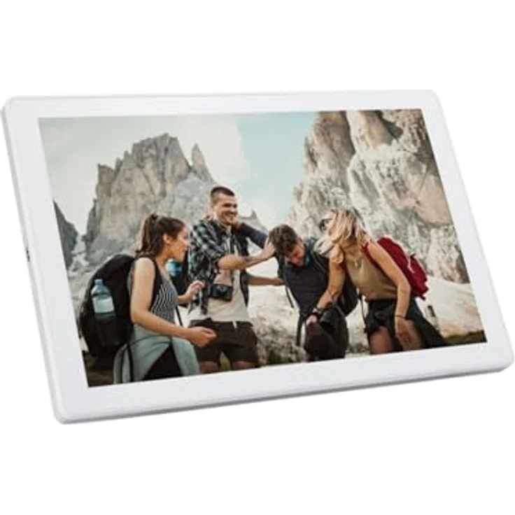Braun Photo DigiFrame 1011 WiFi, 10,1 Zoll Digitaler Bilderrahmen mit 1280 x 800 Pixel, mobil, weiss – Bild 2