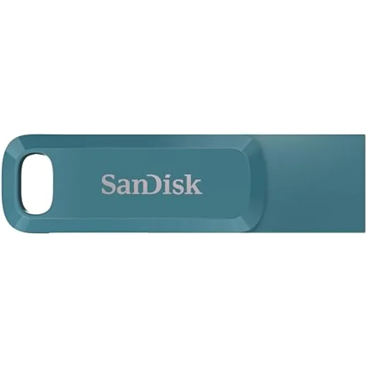 SanDisk 512 GB Ultra Dual Drive Go USB Type-C Flash-Laufwerk - 2-in-1-Flash-Laufwerk mit beidseitig einsteckbaren USB Typ-C- und Typ-A-Steckverbindern - Navagio Bay