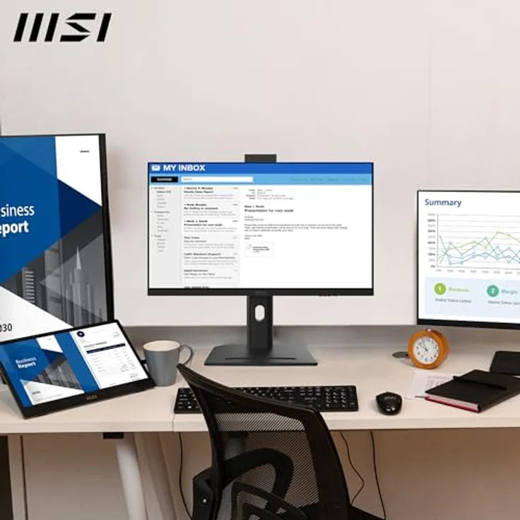 MSI Modern AM273QP AI 1UMG-410AT, 27" All-in-One-PC mit Intel Core i5, 16 GB RAM, 512 GB SSD, 2560 x 1440 IPS-Display – Bild 5