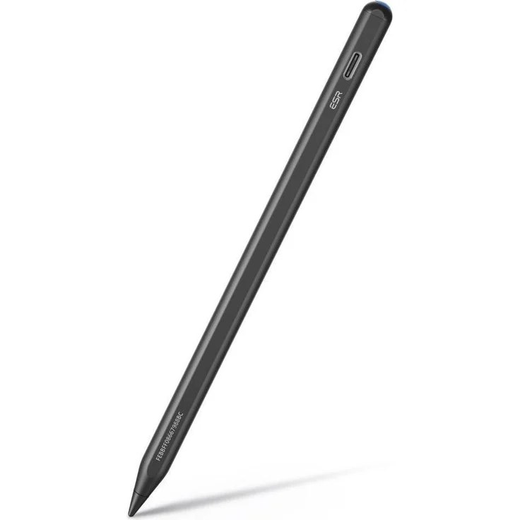 ESR Geo Digital Stylus, Eingabestift mit Apple Find My, extrem schneller Ladefunktion und Neigungserkennung, Schwarz