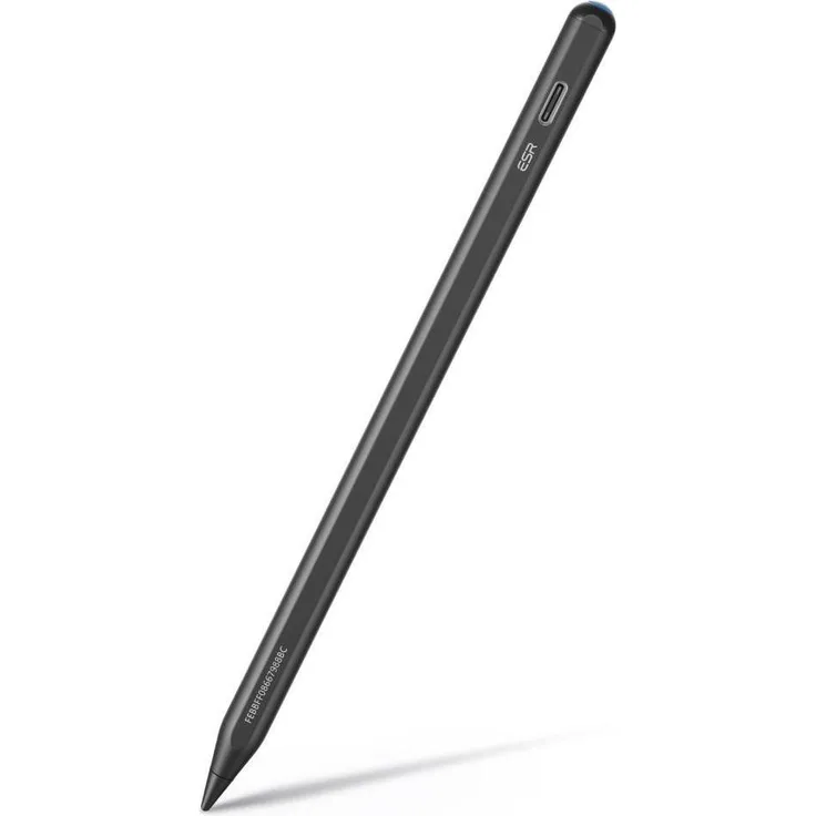 ESR Geo Digital Stylus, Eingabestift mit Apple Find My, extrem schneller Ladefunktion und Neigungserkennung, Schwarz