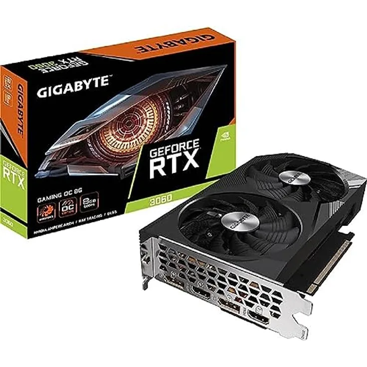 Gigabyte GeForce RTX 3060 Gaming OC 8GB GDDR6 128bit 2DP/2HDMI