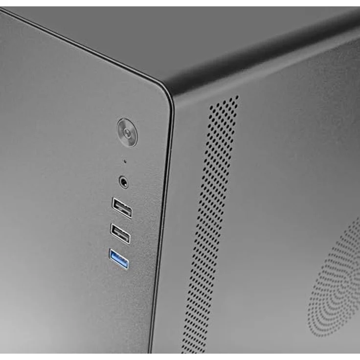 Mars Gaming Tacens ENSIS, PC ATX Gehäuse, Ultra-Robuste Struktur, Semi-Tower mit 120mm FDB Ultra-Leisem Lüfter, USB 3.0, Schwarz – Bild 5