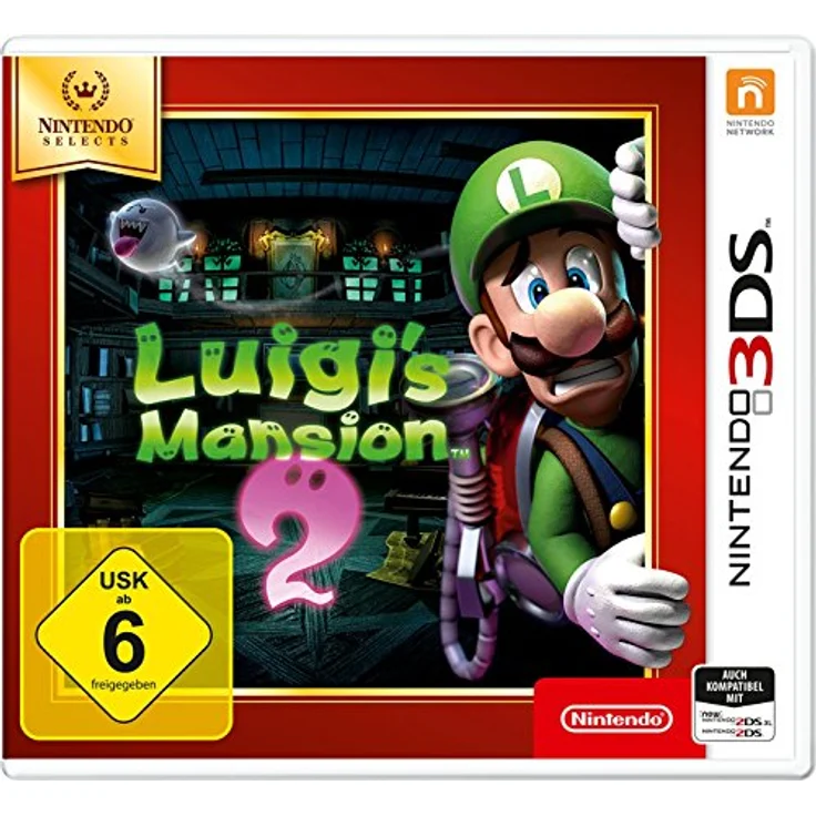 Nintendo Luigi's Mansion 2 - Nintendo Selects Edition für Nintendo 3DS, actionreiches Abenteuer mit Haunted Mansion-Gameplay – Bild 1