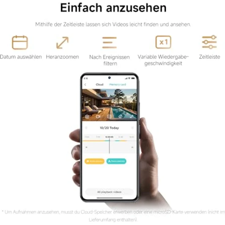 XIAOMI Smart Camera CW300 (CW300), IP-Sicherheitskamera mit 2560 x 1440 Pixeln, Nachtsicht und 2-Wege-Audiosystem – Bild 11
