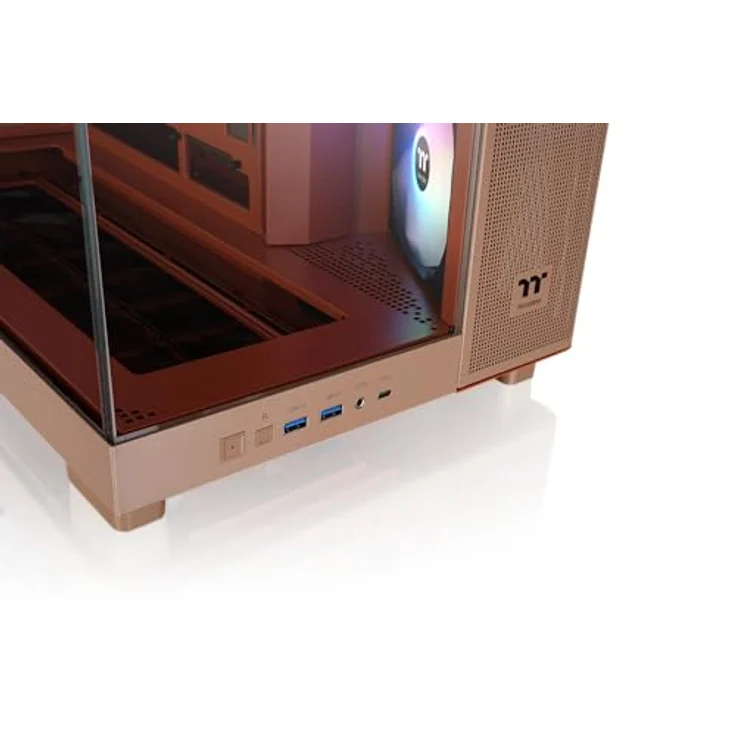 Thermaltake View 380 XL TG ARGB Mid Tower Chassis Gravel Sand | Bis zu 10 Lüfter erweiterbar – Bild 5