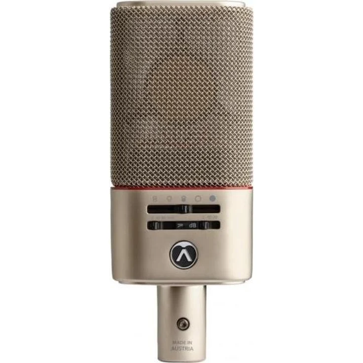 AustrianAudio OC818 Dual Set Plus, Großmembran-Kondensatormikrofon Set (2 Stück) mit CKR12 Keramikkapsel, wählbaren Richtcharakteristiken und dualem Ausgang