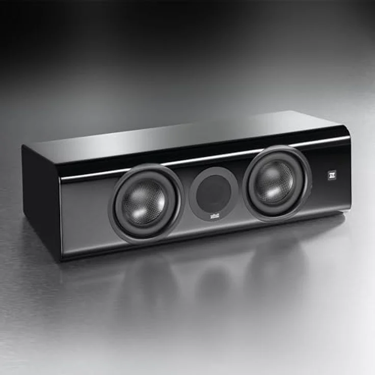 Nubert nuZeo 6c, Schwarzer aktiver 2-Wege Center-Lautsprecher mit Hochglanzlack, Ansteuerung per Funk, integrierter Verstärker und App-Steuerung – Bild 4