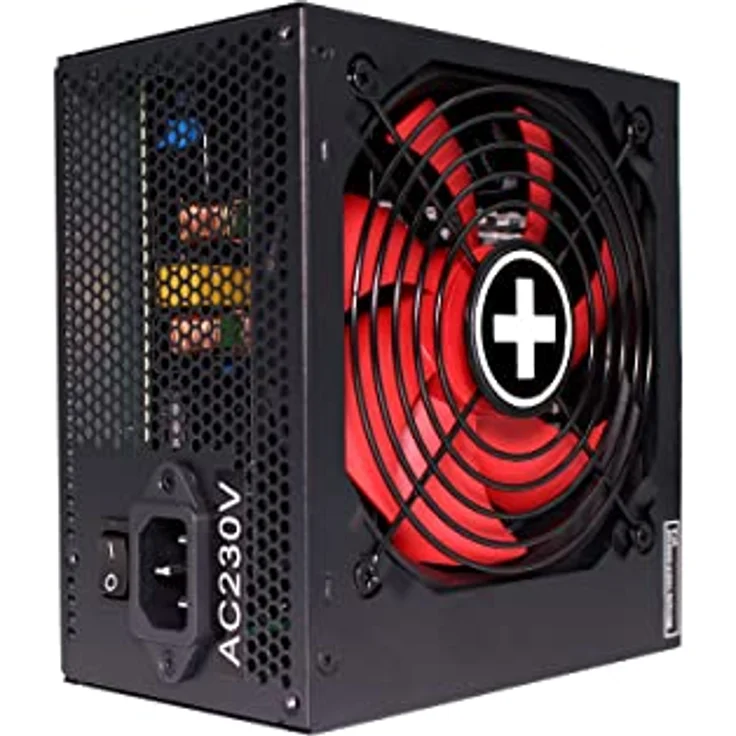 Xilence XP550R10 550W PC Netzteil, 80+ Bronze, Gaming, ATX, rot/schwarz – Bild 3