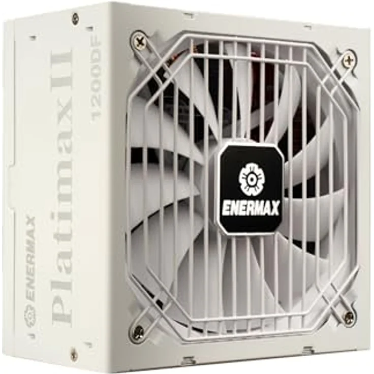 ENERMAX PLATIMAXII 1200W Snow White, vollmodulares ATX 3.1-Netzteil mit 80 Plus Cybenetics Platinum, PCIe 5.1, semi-fanless 135mm DF-Lüfter, langlebige japanische Kondensatoren – Bild 2