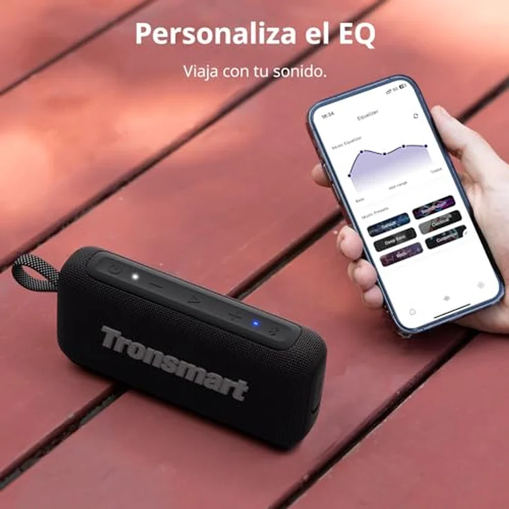 Tronsmart Trip 2 Bluetooth Lautsprecher, 20 Stunden Wiedergabezeit, IPX7 wasserdicht, 10W Bass, Stereopaarung, Schwarz – Bild 8