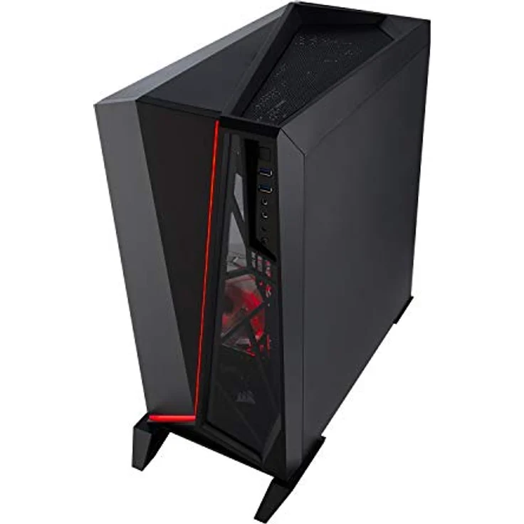 Corsair SPEC-OMEGA Mid-Tower-ATX-Gaming-Gehäuse (mit Sichtfenstern aus gehärtetem Glas) schwarz – Bild 2