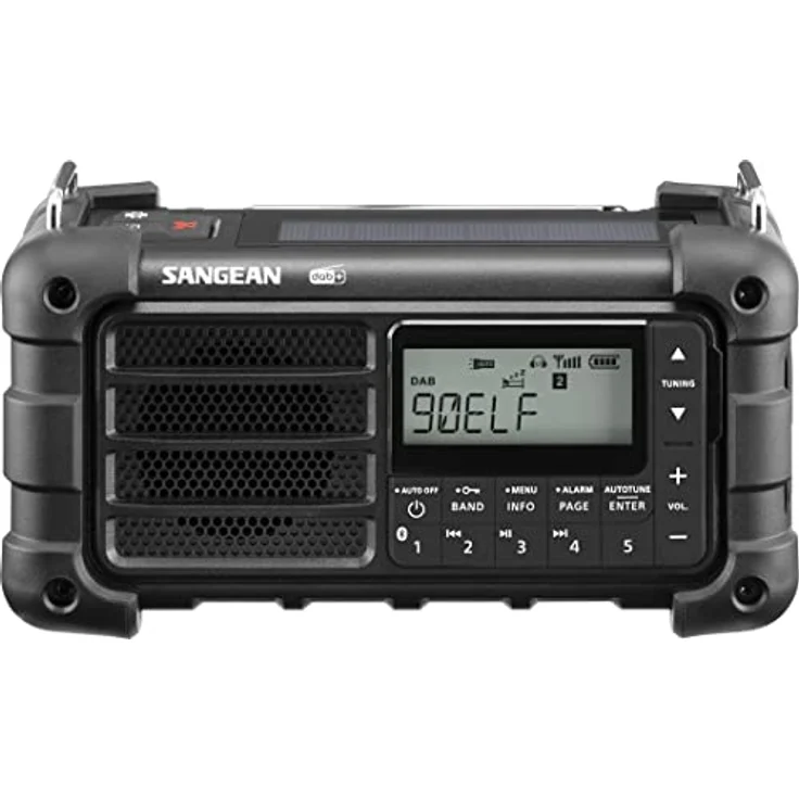 Sangean MMR-99 Notfallradio mit Bluetooth, DAB+, FM-RDS, schwarz – Bild 3