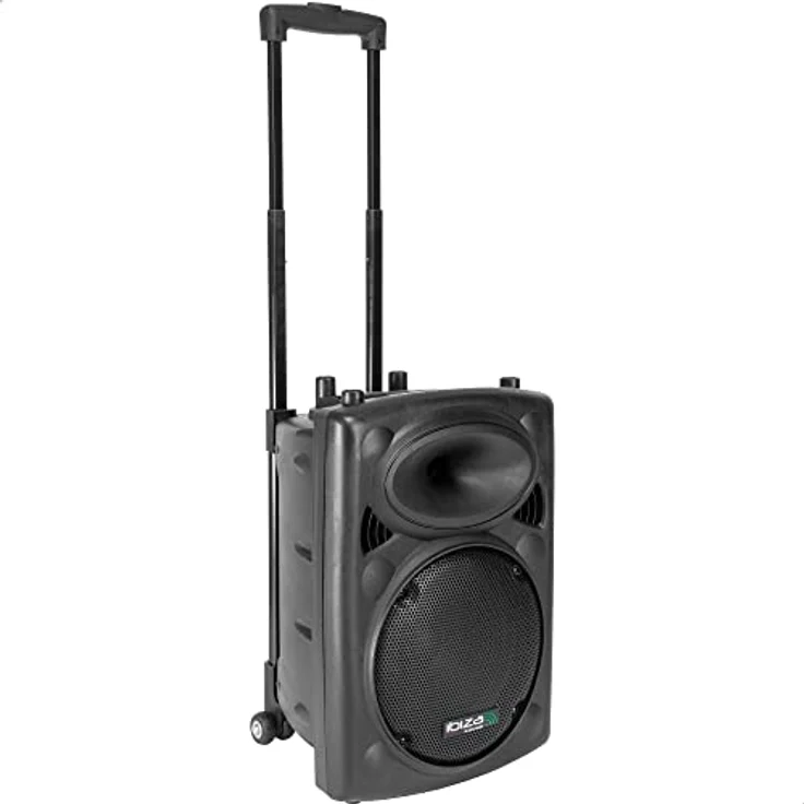 Ibiza 15-6018 Mobile Beschallungsanlage 25 cm (10 Zoll) mit USB-MP3, BT, REC, VOX, 1 VHF und 1 Kabelmikrofon, 500W – Bild 9