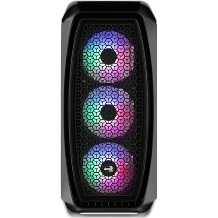 Aerocool AEROONEMINIFROST PC-Gehäuse Micro ATX, 4 Lüfter, 2 Panele, weiß – Bild 2