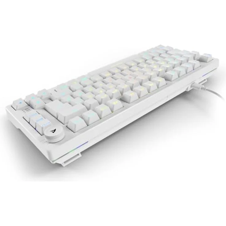 Sharkoon SKILLER SGK25, Gaming-Tastatur mit RGB-Beleuchtung und anpassbaren Huano-Schaltern, 75% Layout – Bild 5