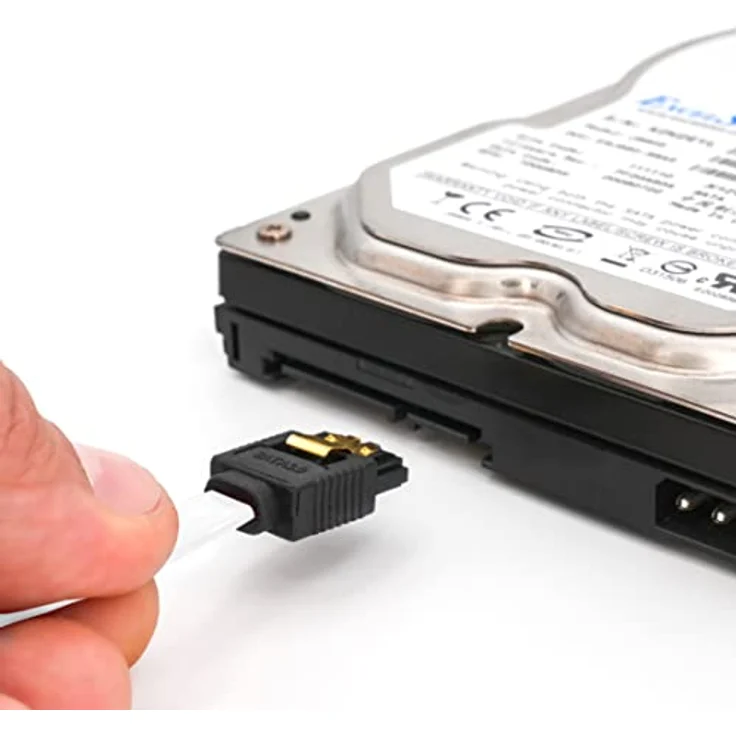 BIGtec BIG1948 1m HDD S-ATA Kabel weiß gerade/gerade Kontakte vergoldet – Bild 10