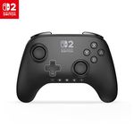 PowerA Advantage Wireless Controller für Nintendo Switch 2, ergonomisch, 30 Stunden Akkulaufzeit, programmierbare Tasten, Schwarz