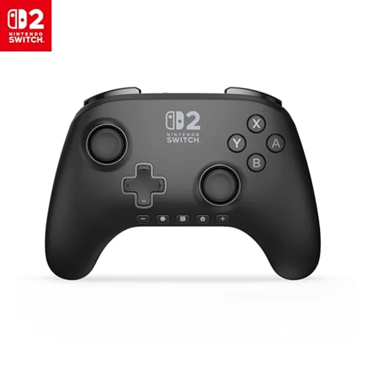 PowerA Advantage Wireless Controller für Nintendo Switch 2, ergonomisch, 30 Stunden Akkulaufzeit, programmierbare Tasten, Schwarz – Bild 1